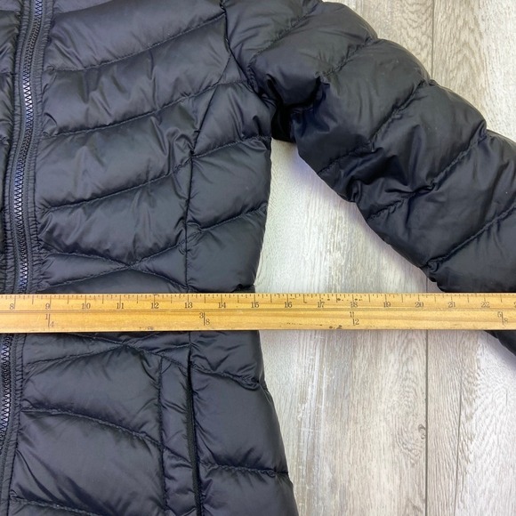 The North Face Hyvent Puffer Jacket Womens XS Black Down Blend Full Zip Quilted - Picture 5 of 16